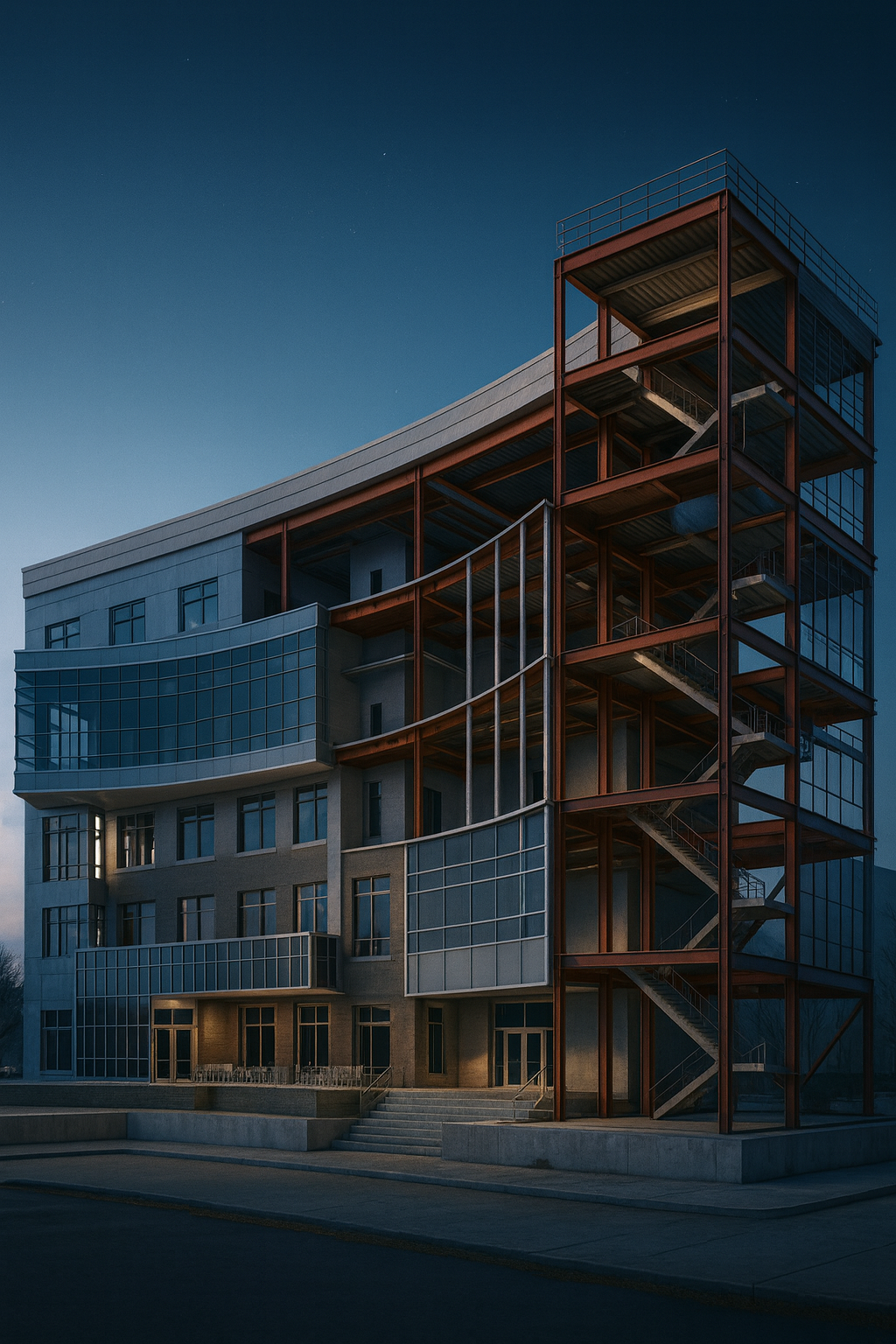 3D model van een bouwkundig ontwerp